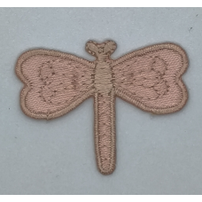 Аплікація для одягу. Стрекоза персикова.