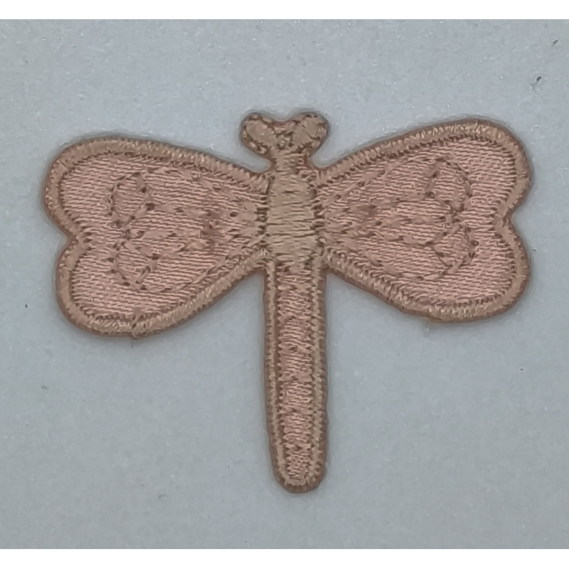 Аплікація для одягу. Стрекоза персикова. Аплікація для одягу. Стрекоза персикова.