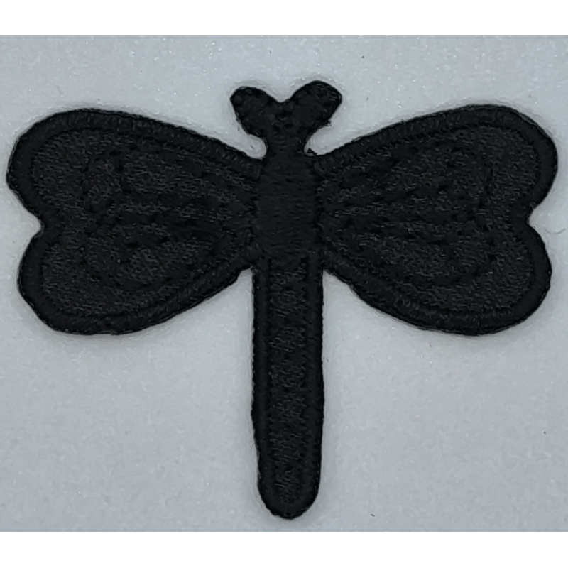 Аплікація для одягу. Стрекоза чорна. Аплікація для одягу. Стрекоза чорна.