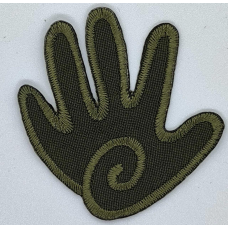 Аплікація для одягу. Легка сіра.