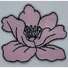 Аплікація для одягу. Квітка персикова.