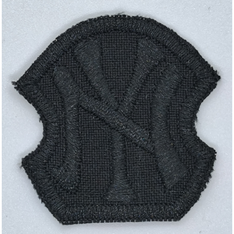 Аплікація для одягу спортивна чорна. NY.