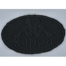 Аплікація для одягу спортивна чорна. Kappa.
