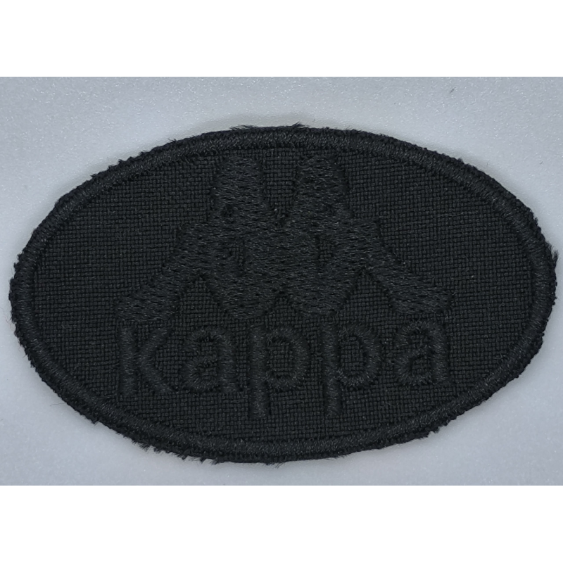 Аплікація для одягу спортивна чорна. Kappa.