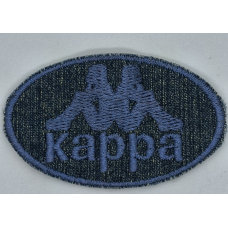 Аплікація для одягу спортивна джинсова. Kappa.