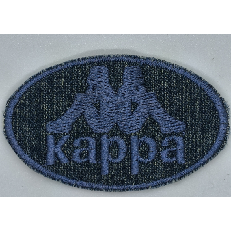 Аплікація для одягу спортивна джинсова. Kappa. Аплікація для одягу спортивна джинсова. Kappa.