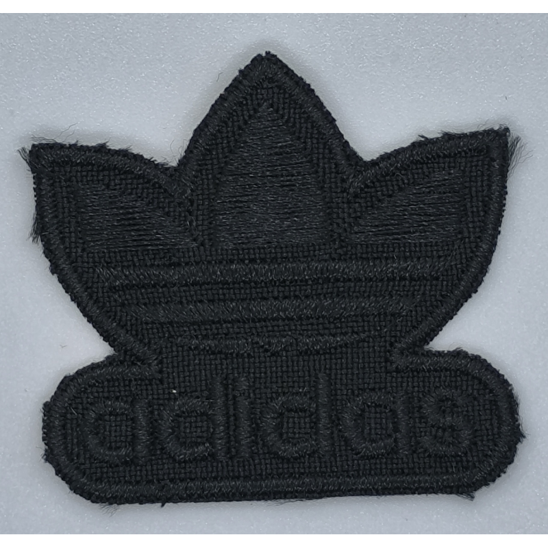 Аплікація для одягу спортивна чорна. Adidas.