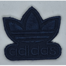 Аплікація для одягу спортивна темно-синя. Adidas.