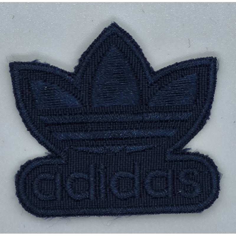 Аплікація для одягу спортивна темно-синя. Adidas.