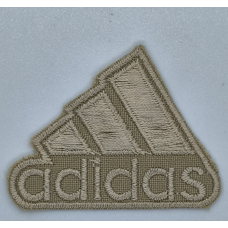 Аплікація для одягу спортивна бежева. Adidas.