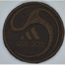 Аплікація для одягу спортивна коричнева. Adidas.
