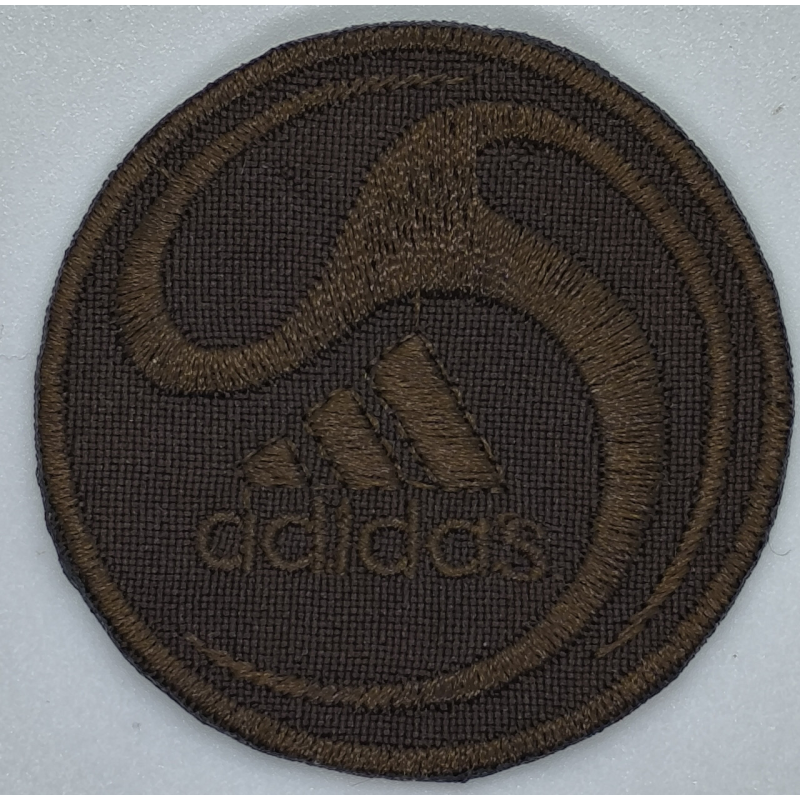 Аплікація для одягу спортивна коричнева. Adidas.
