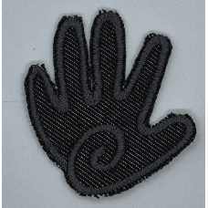 Аплікація для одягу. Легка коричнева.