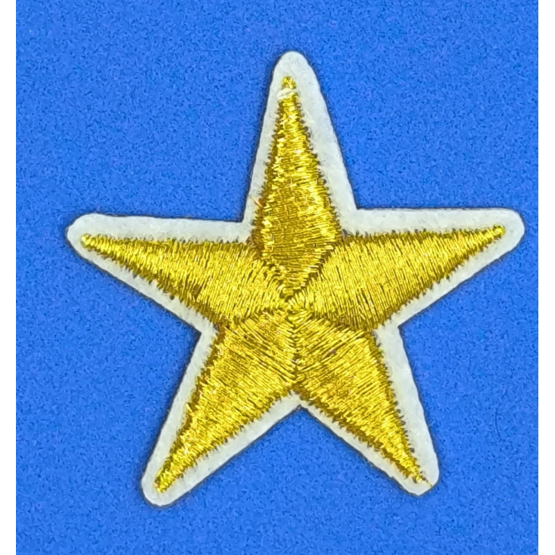 Аплікація для одягу. Зірка золота.