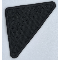 Аплікація для одягу. Трикутник чорний.