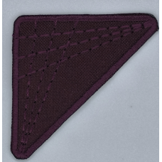 Аплікація для одягу. Трикутник бордовий.