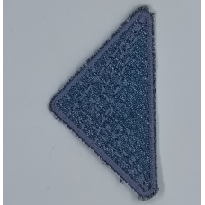 Аплікація для одягу. Трикутник джинсовий.