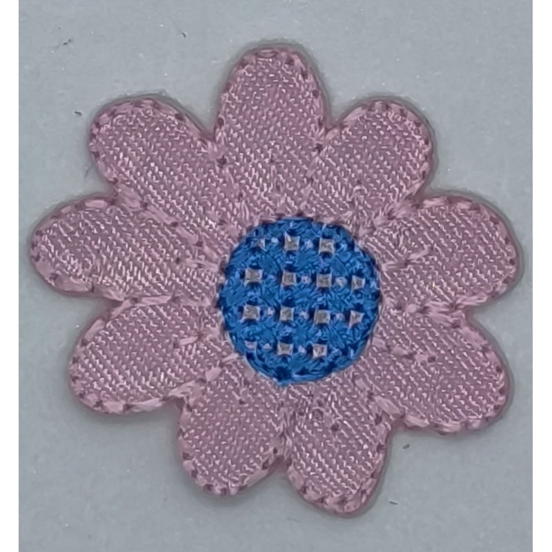 Аплікація для одягу. Квіточка рожева.