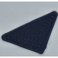 Аплікація для одягу. Трикутник синій.