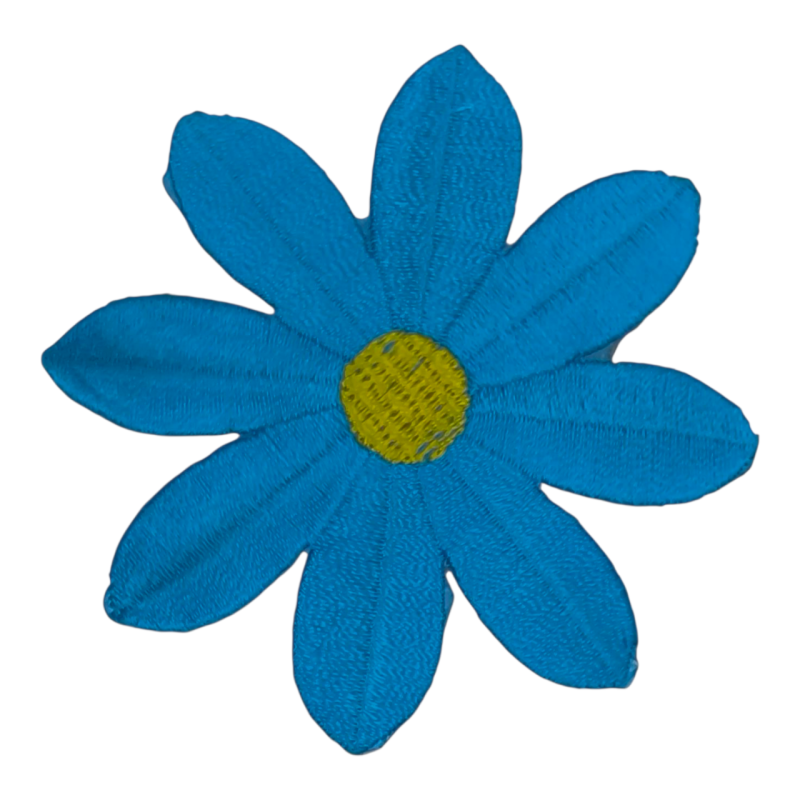 Аплікація для одягу. Квіточка блакитна. Аплікація для одягу. Квіточка блакитна.
