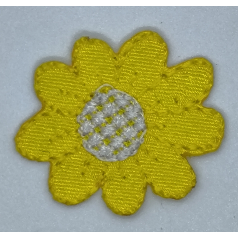 Аплікація для одягу. Квіточок жовтий.