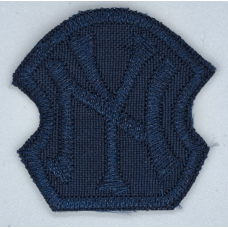 Аплікація для одягу спортивна синя. NY.