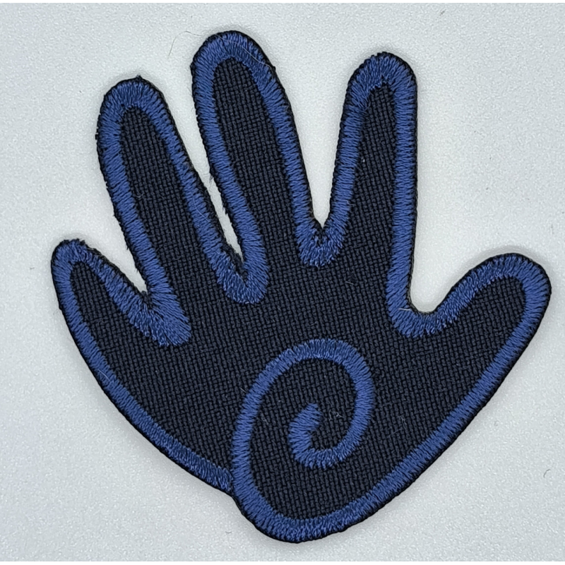 Аплікація для одягу. Легка синя. Аплікація для одягу. Легка синя.