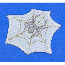 Аплікація для одягу спортивна. Павутинка біла.