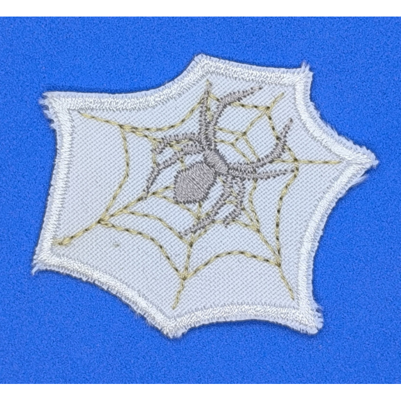 Аплікація для одягу спортивна. Павутинка біла.