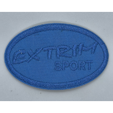Аплікація для одягу спортивна блакитна. EXtrim sport.