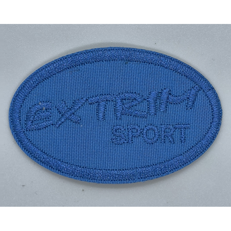 Аплікація для одягу спортивна блакитна. EXtrim sport.