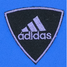 Аплікація для одягу спортивна. Adidas бузковий.