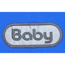 Аплікація для одягу спортивна. Baby сіра