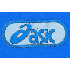 Аплікація для одягу спортивна. Oasic сіро-блакитна.