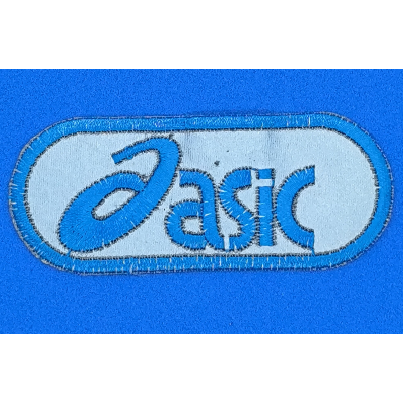 Аплікація для одягу спортивна. Oasic сіро-блакитна. Аплікація для одягу спортивна. Oasic сіро-блакитна.