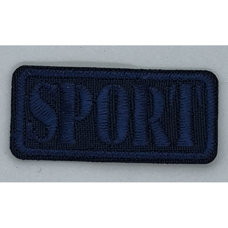 Аплікація для одягу спортивна. Spot синя. Аплікація для одягу спортивна. Spot синя.