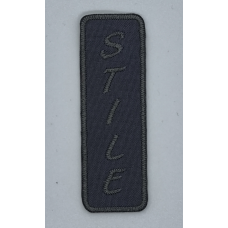 Аплікація для одягу сіра Stile.