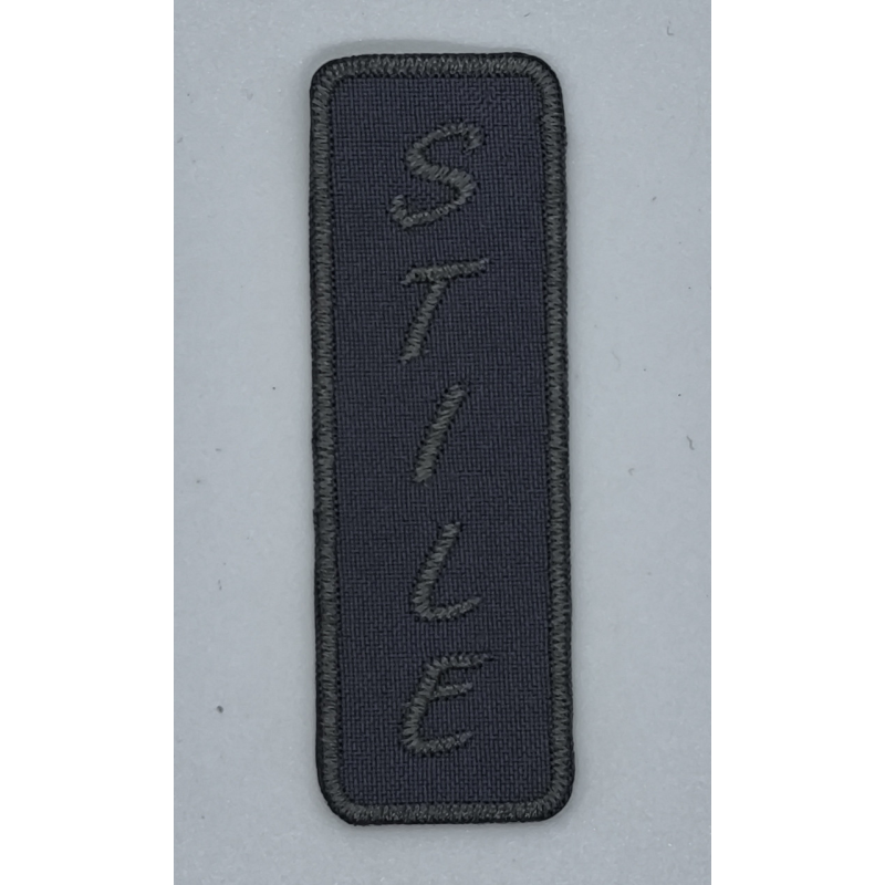 Аплікація для одягу сіра Stile.