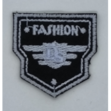 Аплікація для одягу спортивна. Fashion чорно-біла