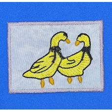 Аплікація для одягу дитяча. Гуси