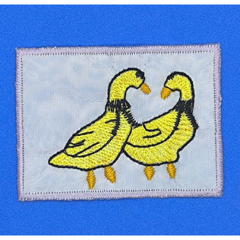 Аплікація для одягу дитяча. Гуси
