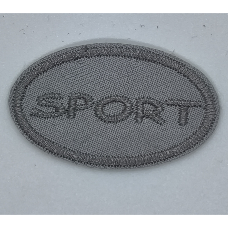 Аплікація для одягу спортивна. Sport сіра. Аплікація для одягу спортивна. Sport сіра.