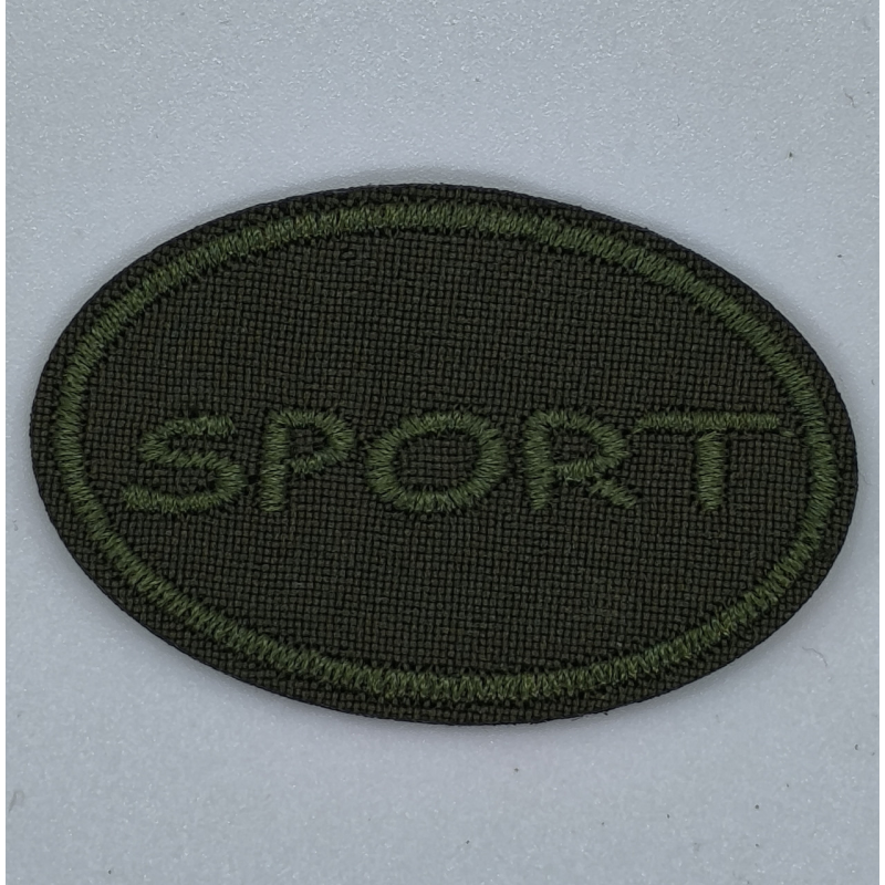 Аплікація для одягу спортивна хакі. Sport.