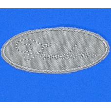 Аплікація для одягу спортивна сіра freedom.