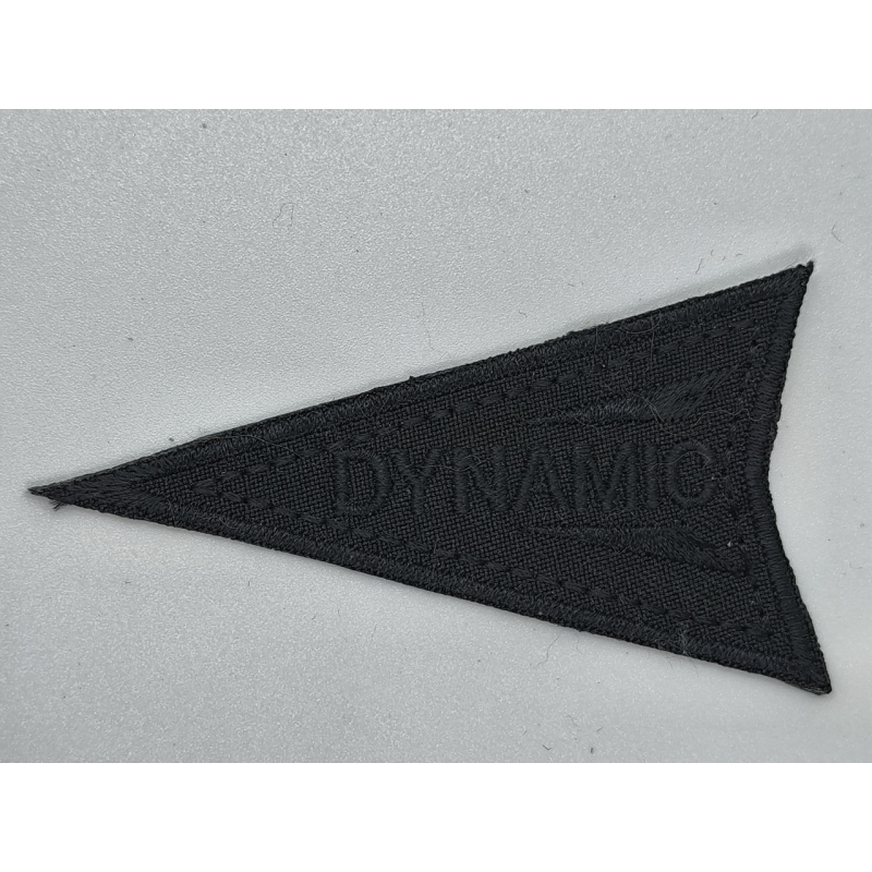 Аплікація для одягу спортивна чорна Dynamic.
