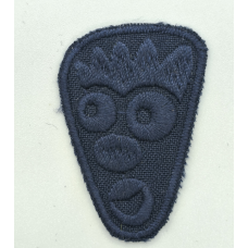 Аплікація для одягу спортивна чорна мордочка.