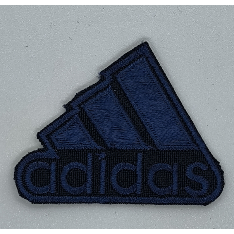 Аплікація для одягу спортивна синя. Adidas.