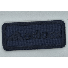 Аплікація для одягу спортивна темно-синя. Adidas.