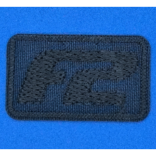 Аплікація для одягу спортивна темно-синя. F2.