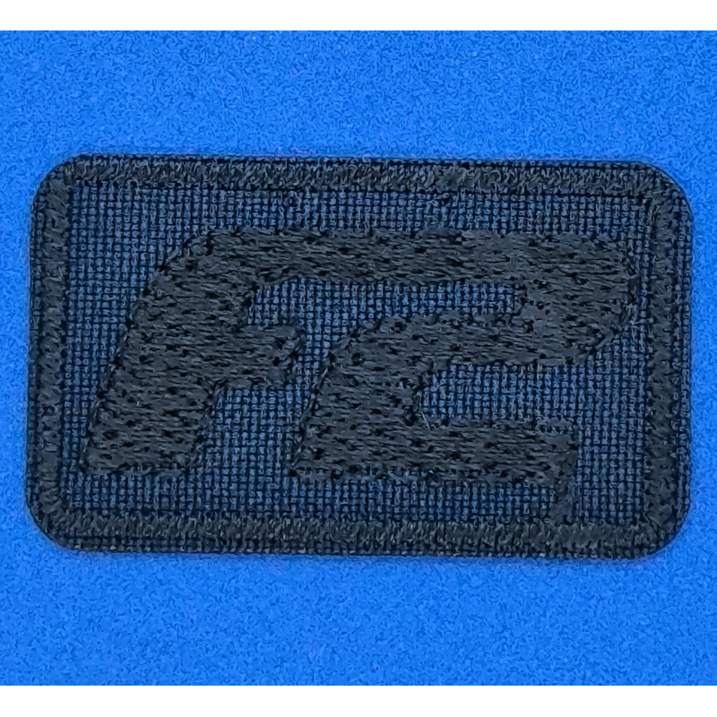 Аплікація для одягу спортивна темно-синя. F2.